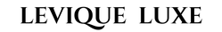 Black 'LEVIQUE LUXE' text on a white background