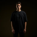 Shiva Divine Energy Black Oversized Tee | Levique Luxe | Sanatan Streetwear India Levique Luxe