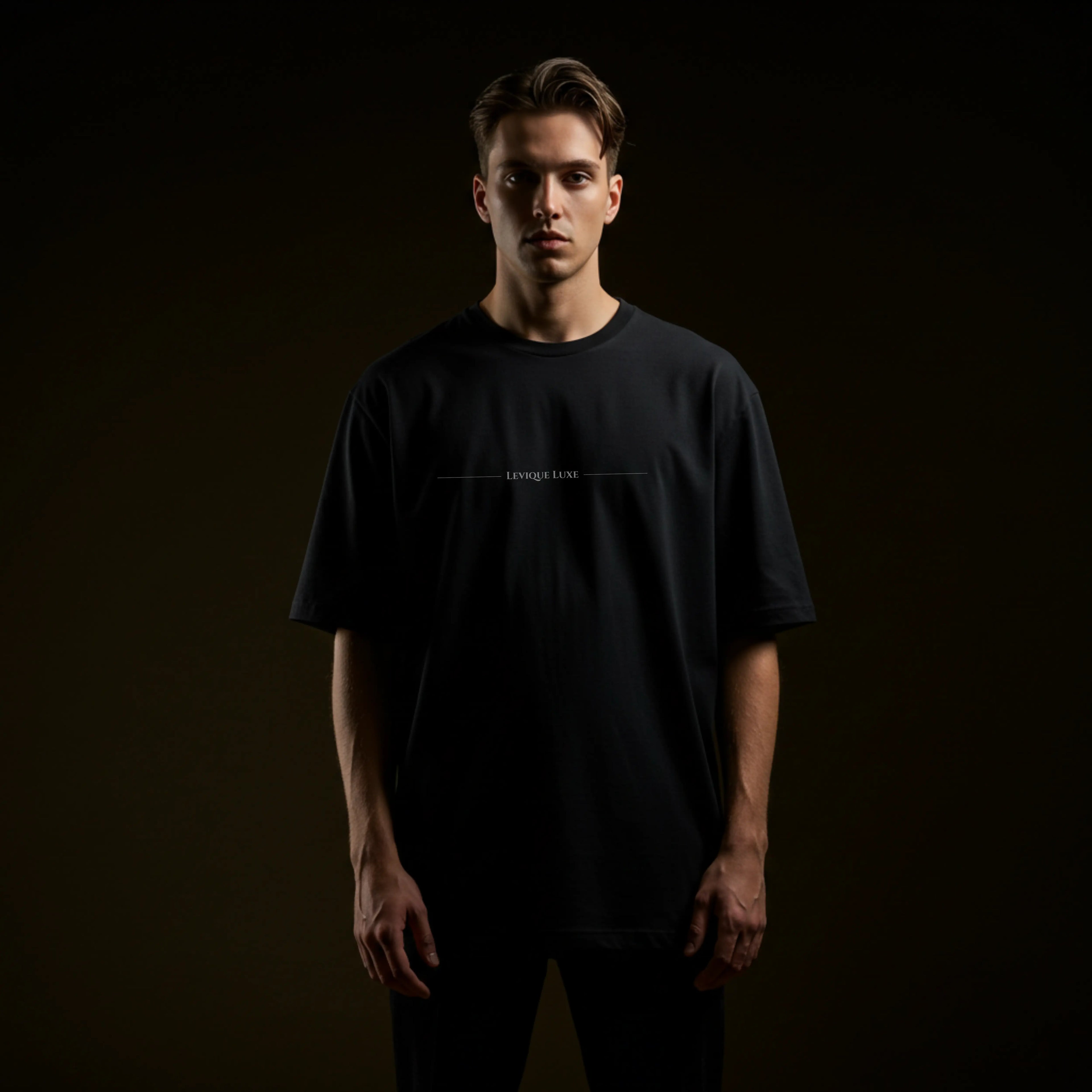 Shiva Divine Energy Black Oversized Tee | Levique Luxe | Sanatan Streetwear India Levique Luxe