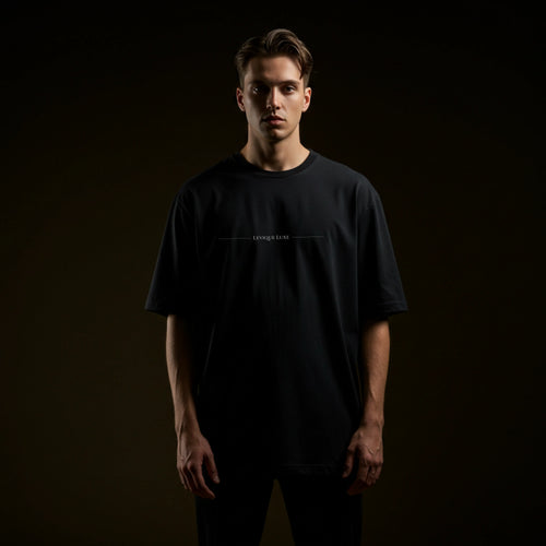 Shiva Divine Energy Black Oversized Tee | Levique Luxe | Sanatan Streetwear India Levique Luxe