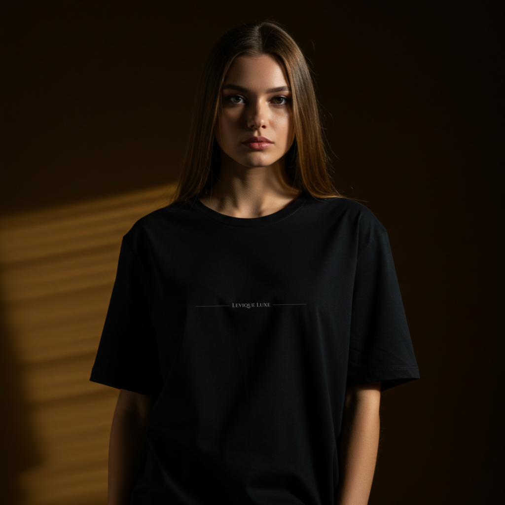 Shiva "Divine Energy" Oversized Graphic Black Tee – Levique Luxe Essential